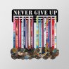 Věšák na medaile NEVER GIVE UP