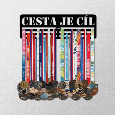 Věšák na medaile CESTA JE CÍL