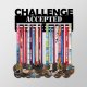 Věšák na medaile CHALLENGE ACCEPTED