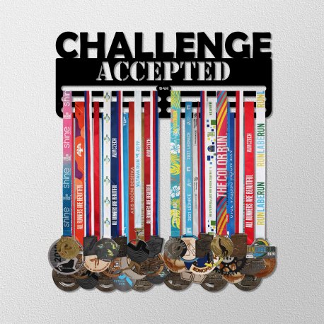 Věšák na medaile CHALLENGE ACCEPTED